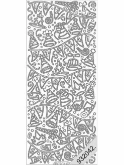 Le Suh Stickers - 1204 - La Fete - Or