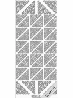 Le Suh Stickers - 1225 - Coin - Argent