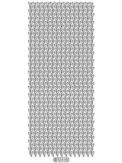 Le Suh Stickers - 1241 - Bordure - Argent