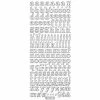 Le Suh Stickers - 1252 - Petites Lettres - Argent