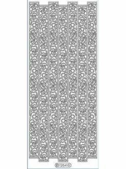 Le Suh Stickers - 1264 - Bordure - Argent