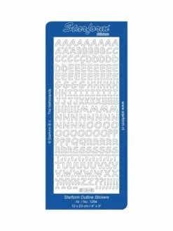 Le Suh Stickers - 1284 - Alphabet - Or