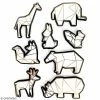 Graine Créative Stickers 3D Animal Zoo - 8 Autocollants