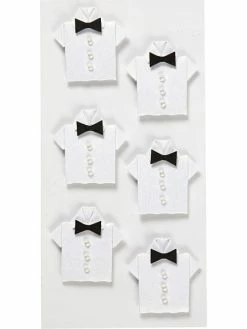 Creativ Company Stickers 3D - Chemise Blanche - 3,3 X 3,5 Mm - 6 Pcs