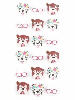 Graine Créative Stickers 3D - Chien - 18 Pcs