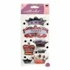 Stickers 3D Couronnes Royales 18 X10 Cm Sticko Scrapbooking