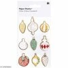 Rico Design Stickers 3D - Décorations De Noël Classique - 9 Pcs