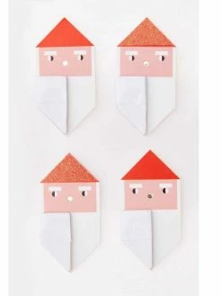 Rico Design Stickers 3D Effet Alvéolé - Père Noël - 6 Cm - 4 Pcs