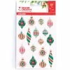 Graine Créative Stickers 3D époxy - Boules De Noël - 17 Pcs