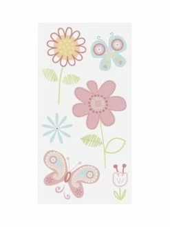 Heyda Stickers 3D "Fleurs Et Papillons"