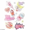 Graine Créative Stickers 3D Galaxie - 1 à 5 Cm - 10 Pcs