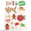 Graine Créative Stickers 3D - Noël - 12 à 60 Mm - 13 Pcs