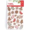 Graine Créative Stickers 3D - Noël Et Pain D'épices - 26 Pcs
