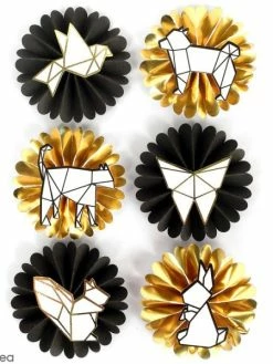 Graine Créative Stickers 3D Noeud Animal - 6 Autocollants