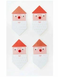 Rico Design Stickers 3D - Père Noël - 6 Cm - 4 Pcs -V-Zug shop stickers 3d pere noel 6 cm 4 pcs p 3