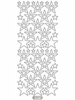 Le Suh Stickers - 7077 - Etoile - Glitter Or