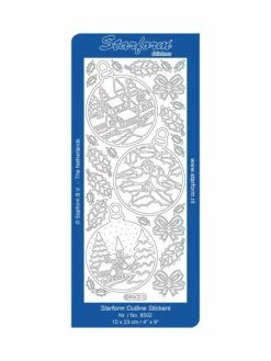 Le Suh Stickers - 8502 - Motifs Noel - Or