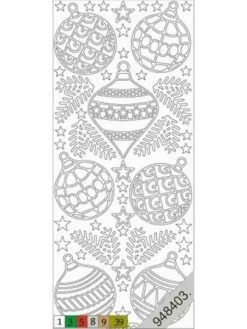 Le Suh Stickers - 8505 - Noël - Argent