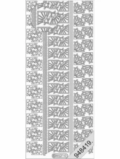 Le Suh Stickers - 8521 - Coins Noel - Or