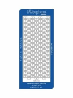 Le Suh Stickers - 8537 - Bordure Noel - Argent