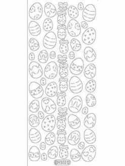 Le Suh Stickers - 9302- Oeufs De Paques- Glitter Cyclamen -V-Zug shop stickers 9302 oeufs de paques glitter cyclamen p 3