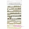 Stickers Alphabet Cartonné Simply Creative Doré - 200 Lettres