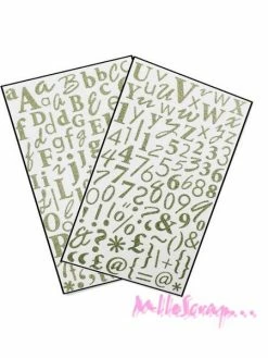 Stickers Alphabet - Dovecraft - 170 Pièces