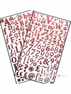 Stickers Alphabet - Dovecraft - 170 Pièces