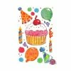 Stickers Anniversaire En Vélin Sandylion 16,5 X 10,3 Cm Scrapbooking