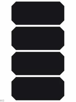 Rico Design Stickers Ardoise - Etiquette X 4