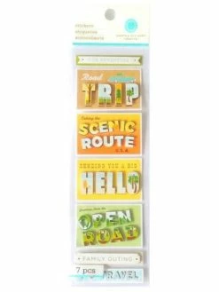 Stickers Autocollants 3D Cartes Postales 21 Cm Martha Stewart