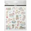 Creativ Company Stickers - Chats Licornes - 1 à 4,5 Cm - 26 Pcs