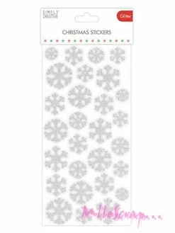 Stickers - Chipboards Flocons De Neige - Simply Creative