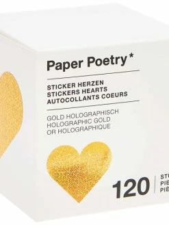 Rico Design Stickers - Coeur - Doré - Holographique - 5 Cm - 120 Pcs -V-Zug shop stickers coeur dore holographique 5 cm 120 pcs p 3