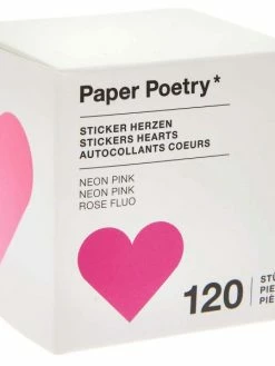 Rico Design Stickers - Coeur - Rose Fluo - 5 Cm - 120 Pcs -V-Zug shop stickers coeur rose fluo 5 cm 120 pcs p 4