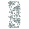 Le Suh Stickers Coins Fleurs Argent