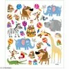 Creativ Company Stickers Creotime - Animaux Et Anniversaire - 28 Pcs Environ