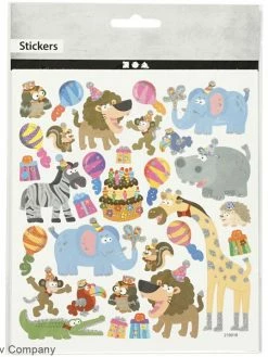 Creativ Company Stickers Creotime - Animaux Et Anniversaire - 28 Pcs Environ 3 Creativ Company Stickers Creotime - Animaux Et Anniversaire - 28 Pcs Environ -V-Zug shop stickers creotime animaux et anniversaire 28 pcs environ p 2
