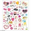 Creativ Company Stickers Creotime - Girly - 40 Pcs Environ