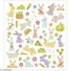 Creativ Company Stickers Creotime - Lapins De Pâques - 47 Pcs Environ