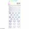 Artemio Stickers Effet Holographique - Coeurs - 4 Planches