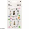 Rico Design Stickers En Papier - Lapins De Pâques - 44 Pcs