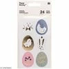 Rico Design Stickers En Papier - Oeufs De Pâques - 24 Pcs