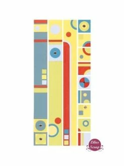 Stickers En Vélin Bordures Circle Sampler Pebbles Inc 30 X 13 Cm