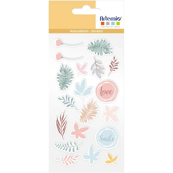 Stickers Epoxy Artemio - Colletion Slow Life - 19 Pcs 1 Stickers Epoxy Artemio - Colletion Slow Life - 19 Pcs