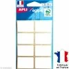 Apli Kids Stickers étiquettes Rectangulaires Blanc - 2,4 X 3,5 Cm - 56 Pcs