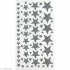 Stickers Etoiles Paillettes Artemio - Argenté