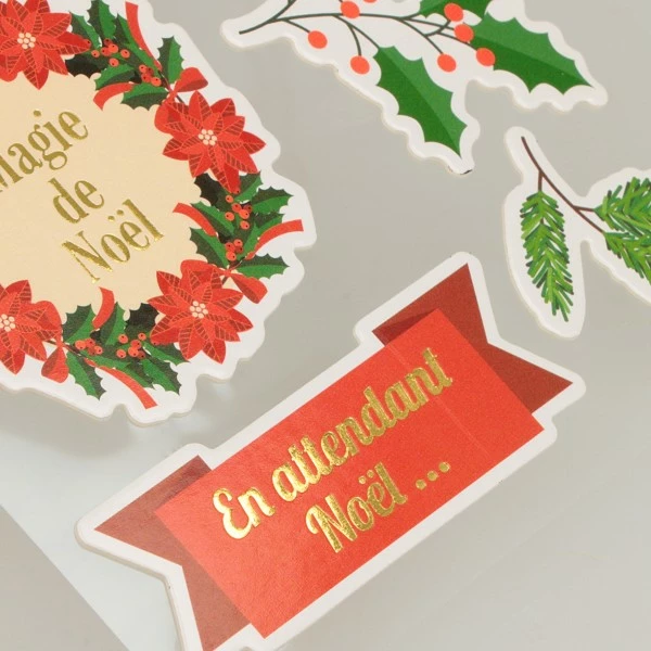 Artemio Stickers Fantaisie Cartonnés - Joyeux Noël - 26 Pcs 3 Artemio Stickers Fantaisie Cartonnés - Joyeux Noël - 26 Pcs – Image 3