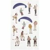 Rico Design Stickers Gel FIGURICO - Activités De Montagne - 4 à 3 Cm - 6 Pcs
