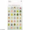 Stickers Gel Rico Design - Oeufs De Pâques - 35 Pcs
